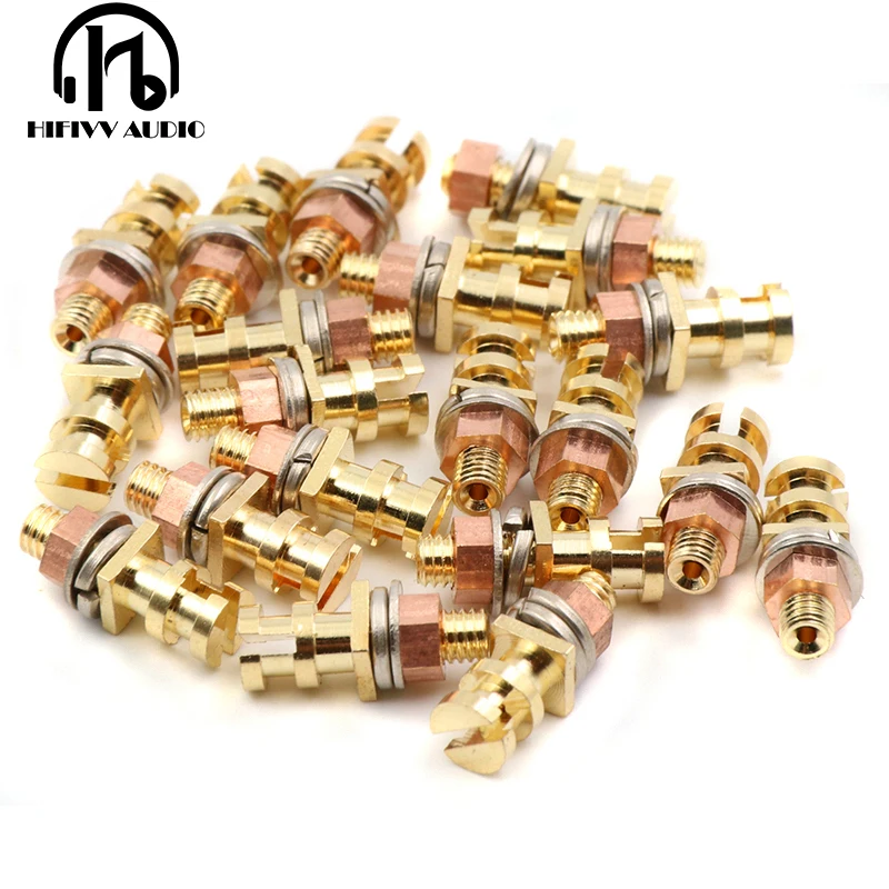 Pure copper gold-plated rivet silver plated solder joint PCB shelf 1P 1 unit DIY electronic tube power amplifier accessories
Pure copper gold-plated rivet silver plated solder joint PCB shelf 1P 1 unit DIY electronic tube power amplifier accessories