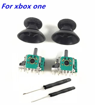 2 Sets 3D Analog Joystick 3pin Sensor Module Potentiometer with Thumb Sticks for Xbox One Controller Repair Parts+Screw Drivers
2 Sets 3D Analog Joystick 3pin Sensor Module Potentiometer with Thumb Sticks for Xbox One Controller Repair Parts+Screw Drivers