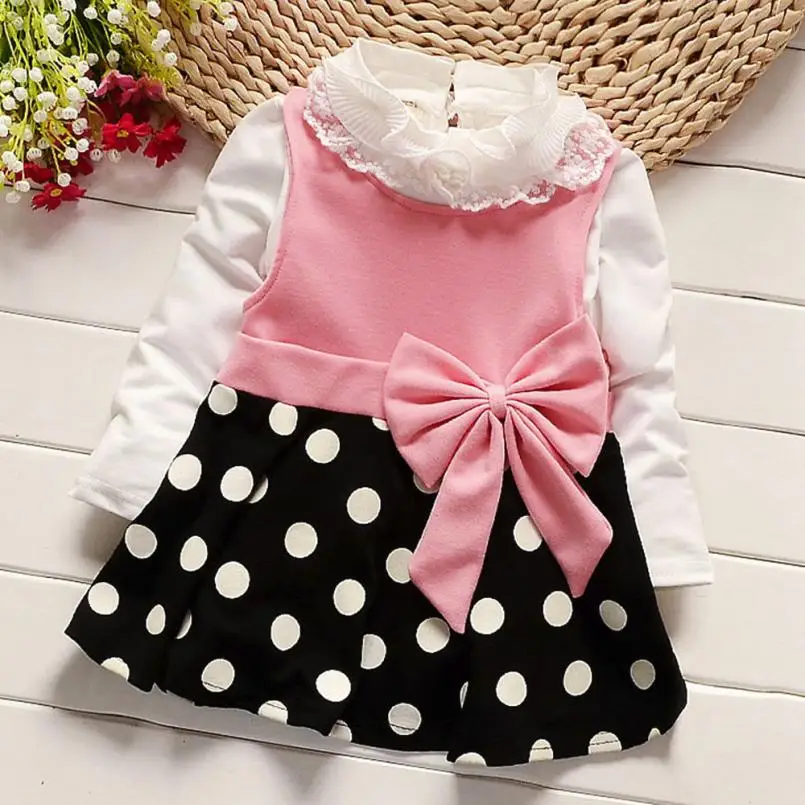 Three colors 2Pcs Toddler Baby Girl Lace Shirt +Dot Bow Princess Kids Dress Clothes Sundress princess comfortable July 27
Three colors 2Pcs Toddler Baby Girl Lace Shirt +Dot Bow Princess Kids Dress Clothes Sundress princess comfortable July 27