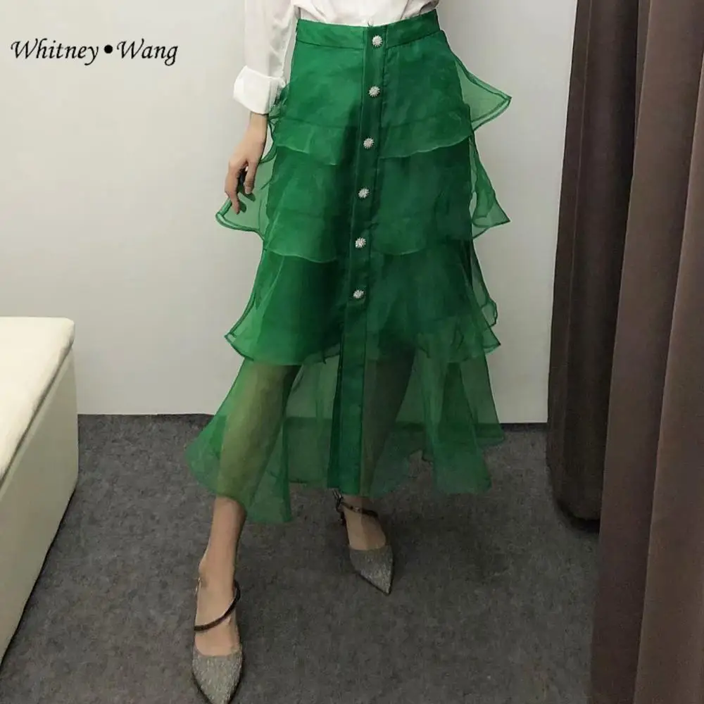 WHITNEY WANG 2019 Summer Fashion Streetwear Layered Mesh Skirt Women faldas Skirts Womens
WHITNEY WANG 2019 Summer Fashion Streetwear Layered Mesh Skirt Women faldas Skirts Womens