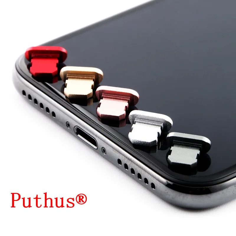 10pcs/lot Aluminium Alloy Dust Plug Mobile Phone Charging Port Dust Plug for iPhone 5 5s 6 6s plus 7 Plus 8 plus for iphone X
10pcs/lot Aluminium Alloy Dust Plug Mobile Phone Charging Port Dust Plug for iPhone 5 5s 6 6s plus 7 Plus 8 plus for iphone X