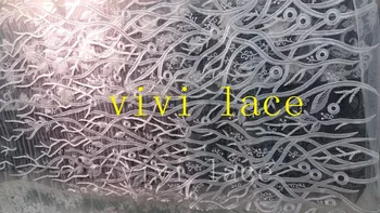 HH006# tense ivory hand made branch flower pattern beads french good quality mesh tulle lace for wedding/evening dress/party
HH006# tense ivory hand made branch flower pattern beads french good quality mesh tulle lace for wedding/evening dress/party
