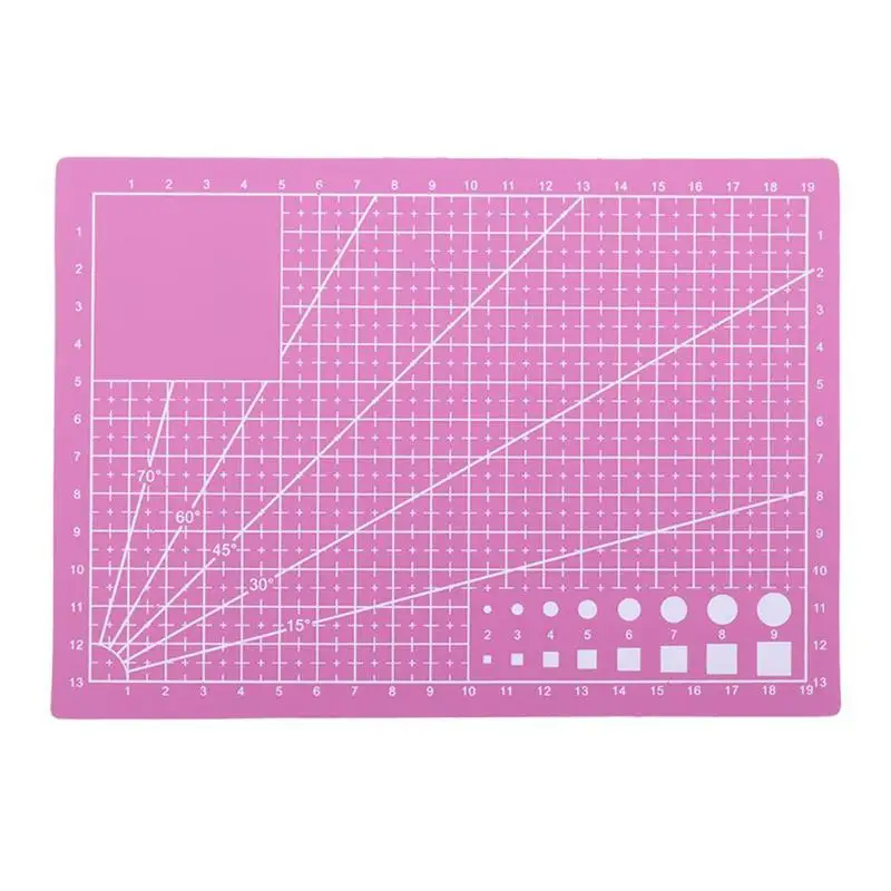 A5 PVC Cutting Mat Board DIY Craft Patchwork Cut Pad Tools Self-healing Leather Cutting Board Escolar School Office Supplies
A5 PVC Cutting Mat Board DIY Craft Patchwork Cut Pad Tools Self-healing Leather Cutting Board Escolar School Office Supplies