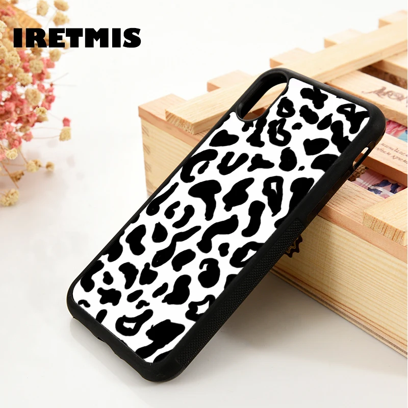 Iretmis 5 5S SE 6 6S Soft Silicon phone case cover for iPhone 7 8 plus X Xs Max XR Leopard spot dot animal retro black and white
Iretmis 5 5S SE 6 6S Soft Silicon phone case cover for iPhone 7 8 plus X Xs Max XR Leopard spot dot animal retro black and white
