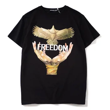 New High luxury Men Fashion T Shirts Pigeon freedom Print T-Shirt Hip Hop Skateboard Street Cotton T-Shirts Tee Top #AC13
New High luxury Men Fashion T Shirts Pigeon freedom Print T-Shirt Hip Hop Skateboard Street Cotton T-Shirts Tee Top #AC13