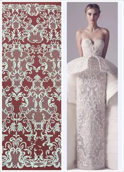 latest style LJY-71418 african tulle lace for dress african embroidered net lace fabric in white color
latest style LJY-71418 african tulle lace for dress african embroidered net lace fabric in white color