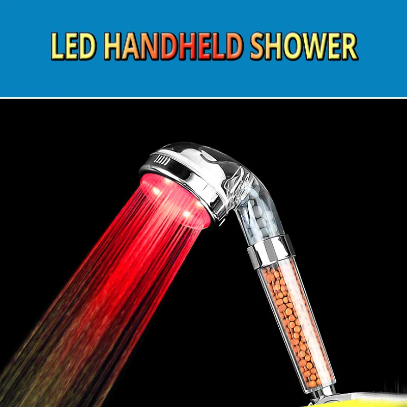 IVRICH LED Hand Hold Shower Water-Saving Built-in Power Generation 7 Color LED Emitting SPA Shower Head FC01S-1
IVRICH LED Hand Hold Shower Water-Saving Built-in Power Generation 7 Color LED Emitting SPA Shower Head FC01S-1