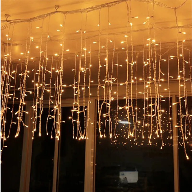 3*1M 120LED Icicle Curtain Fairy String Light Led Christmas Lights for Wedding Party Garden Patio Home Bookcase Stage Wall Decor
3*1M 120LED Icicle Curtain Fairy String Light Led Christmas Lights for Wedding Party Garden Patio Home Bookcase Stage Wall Decor