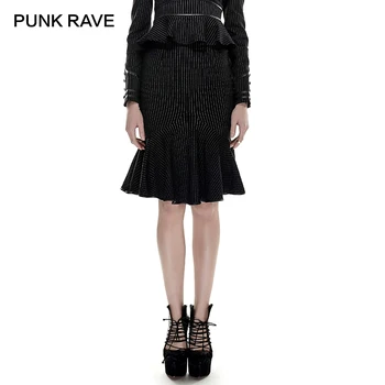 PUNK RAVE Ladies Punk Style 2 Colors Halloween Fishtail Military Uniform Woman Sexy Fishtail Mid Skirt
PUNK RAVE Ladies Punk Style 2 Colors Halloween Fishtail Military Uniform Woman Sexy Fishtail Mid Skirt