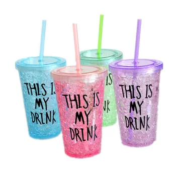 New Arrive High Quality PC Water Bottle Creative Crack Design Drink Bottle Portable Coffee Bottle With Straw Students Drinkware
New Arrive High Quality PC Water Bottle Creative Crack Design Drink Bottle Portable Coffee Bottle With Straw Students Drinkware