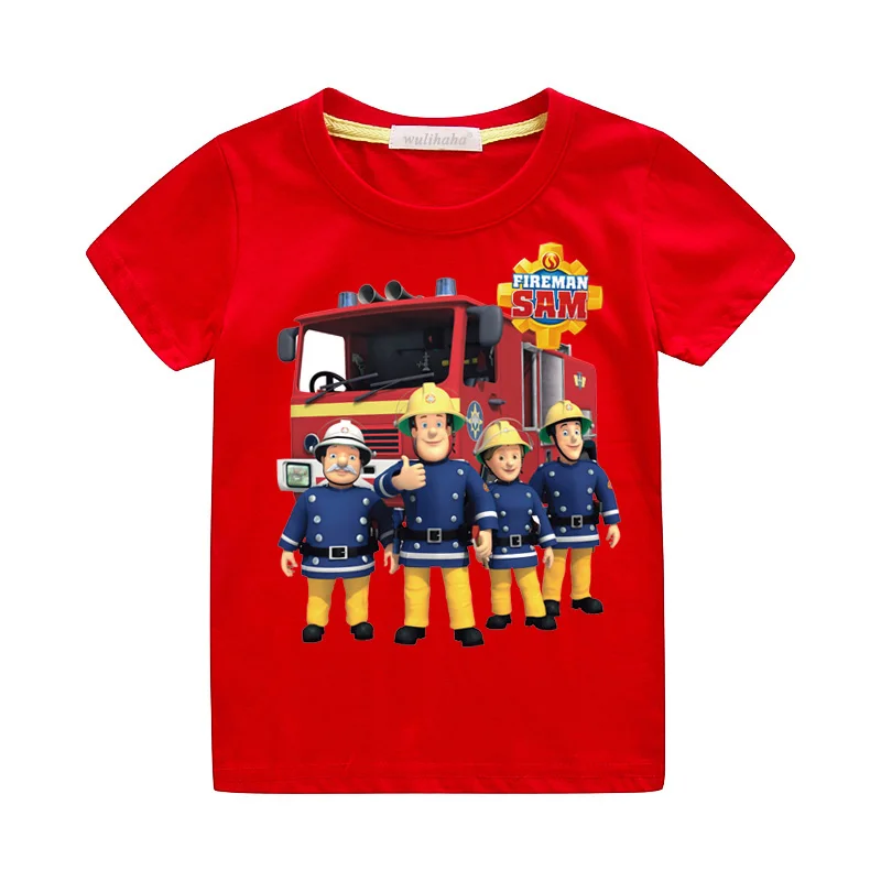Child Boys Girls Cartoon Fireman Sam T-shirts Kids Short Sleeve Tshirts Kids O-Neck Summer Tees Top Costume Baby Clothing ZA074
Child Boys Girls Cartoon Fireman Sam T-shirts Kids Short Sleeve Tshirts Kids O-Neck Summer Tees Top Costume Baby Clothing ZA074