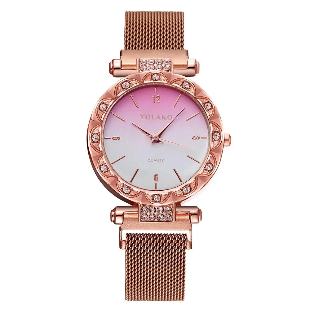 Charming Rose Pink Women Watch Luxury Brand Simple Ladies Diamond Quartz Clock Magnetic Waterproof Wristwatches relogio feminino
Charming Rose Pink Women Watch Luxury Brand Simple Ladies Diamond Quartz Clock Magnetic Waterproof Wristwatches relogio feminino