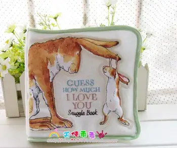 candice guo! new arrival baby toy soft cloth book guess how much I love you rabbit parent-child love book birthday gift 1pc 1pc
candice guo! new arrival baby toy soft cloth book guess how much I love you rabbit parent-child love book birthday gift 1pc 1pc