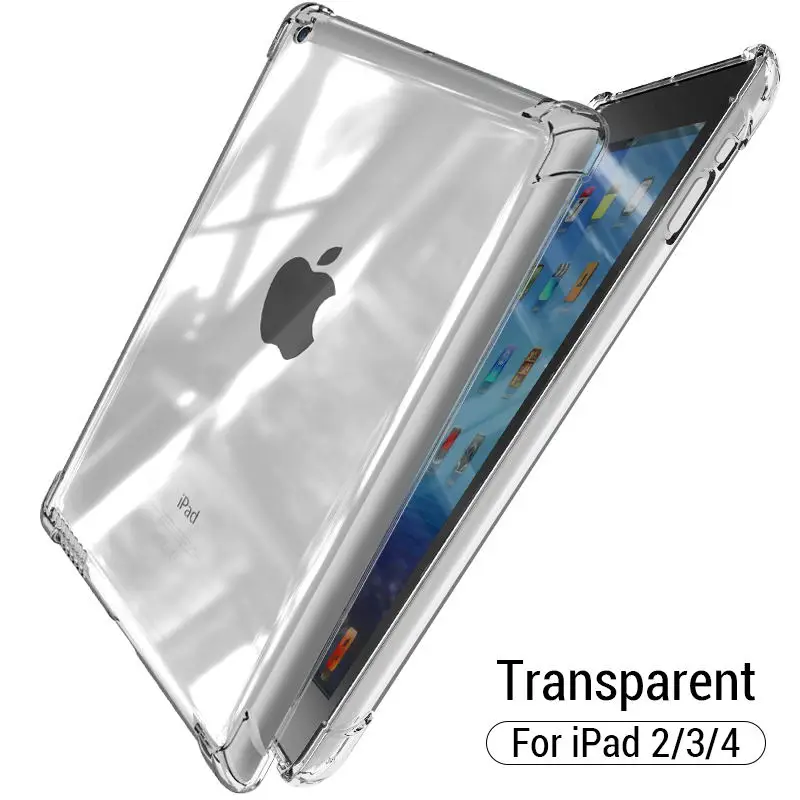HereCase For iPad Pro 2018 2017 Case 9.7 Air mini 1 2 3 4 5 Silicone Shockproof Transparent Tpu Shell Tablet Back Cover Bag
HereCase For iPad Pro 2018 2017 Case 9.7 Air mini 1 2 3 4 5 Silicone Shockproof Transparent Tpu Shell Tablet Back Cover Bag