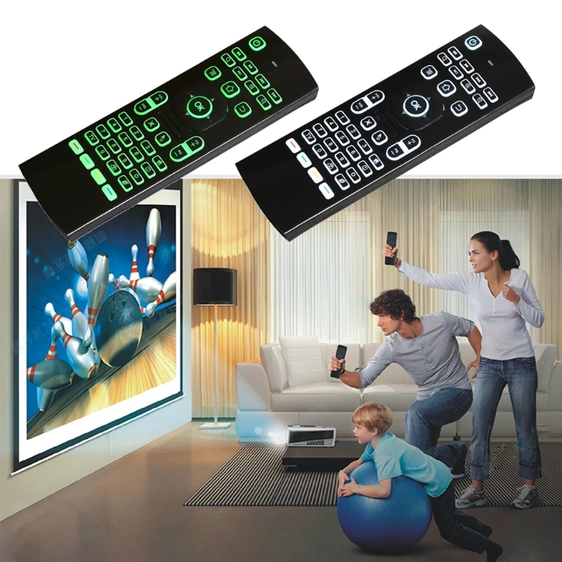 OOTDTY 6-Axis Gyro 2.4GHz Wireless Backlit Keyboard MX3 Air Mouse IR Learning Remote Control
OOTDTY 6-Axis Gyro 2.4GHz Wireless Backlit Keyboard MX3 Air Mouse IR Learning Remote Control