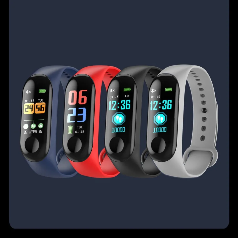 Color Screen Smart Wristband Bracelet Band M3C OLED 128 x 80 Touch Screen Battery 110mAh Pulse Heart Rate Step Time
Color Screen Smart Wristband Bracelet Band M3C OLED 128 x 80 Touch Screen Battery 110mAh Pulse Heart Rate Step Time