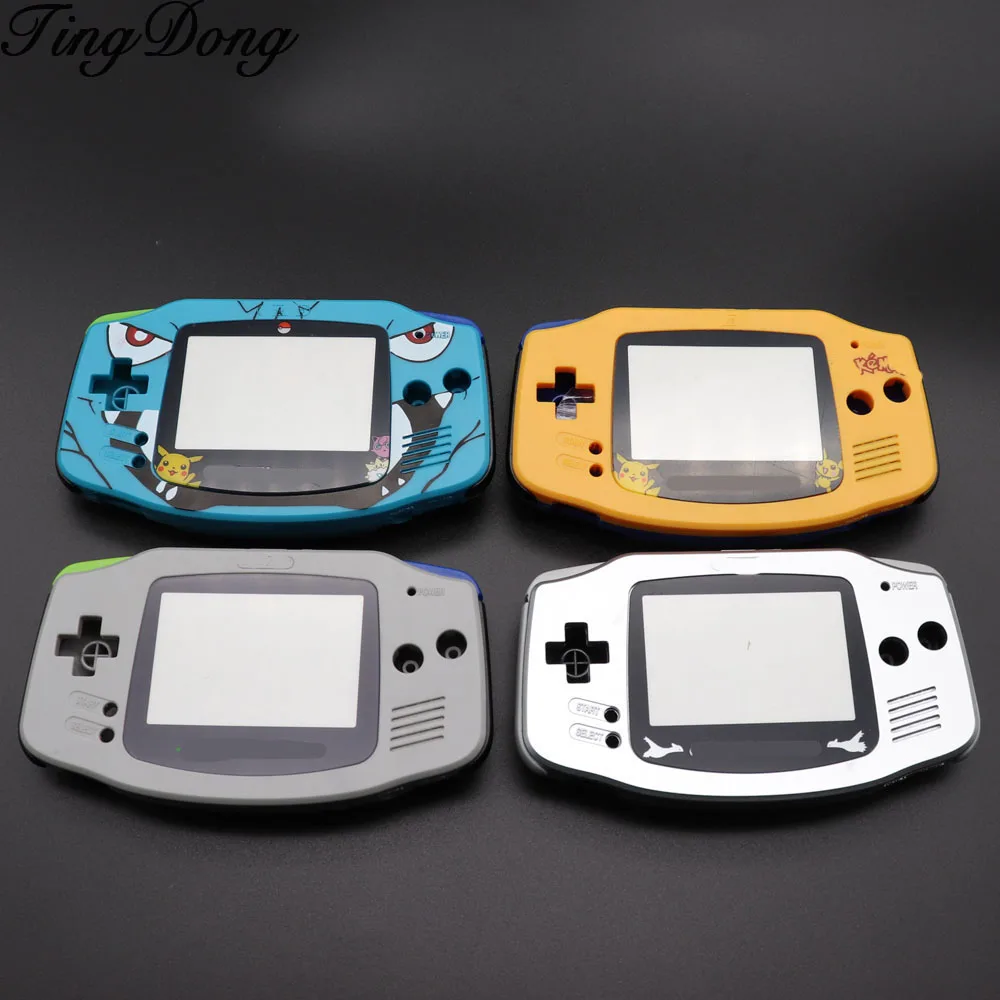 TingDong DIY Full set housing shell cover case w/ conductive rubber pad buttons for GameBoy Advance GBA console
TingDong DIY Full set housing shell cover case w/ conductive rubber pad buttons for GameBoy Advance GBA console