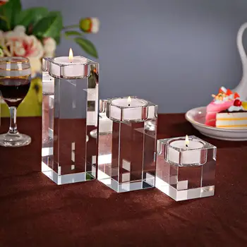 Crystal Transparent Candle Holders Festive Candlestick Home Decorations Candle Lantern Candelabra Delicate For Wedding Birthday
Crystal Transparent Candle Holders Festive Candlestick Home Decorations Candle Lantern Candelabra Delicate For Wedding Birthday