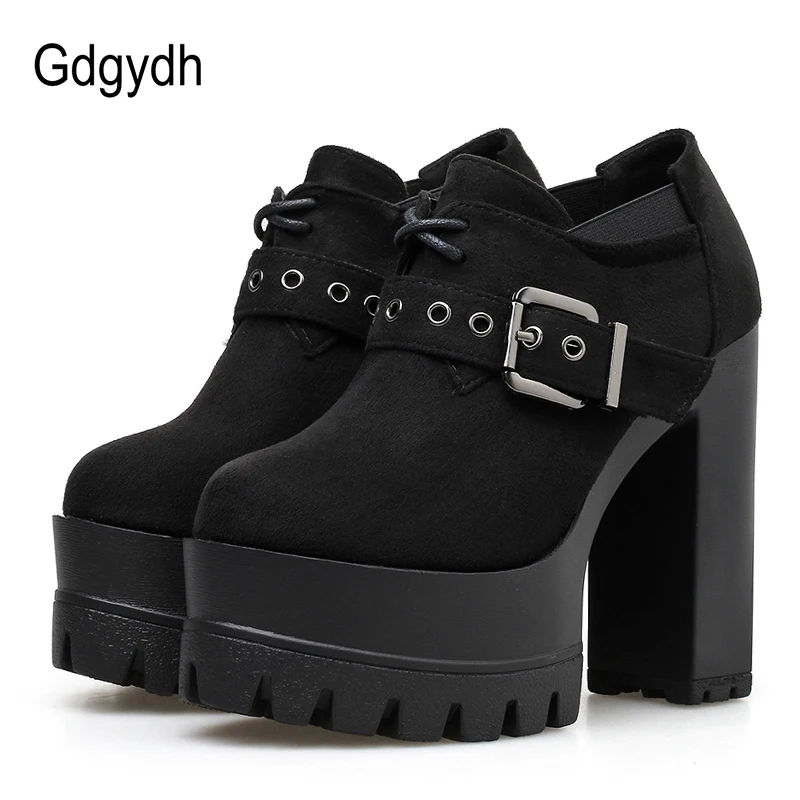 Gdgydh Fashion Rivets Ladies Block Heel Shoes Spring Autumn Platform Shoes Woman Pumps Elastic Band Comfortable Drop Shipping
Gdgydh Fashion Rivets Ladies Block Heel Shoes Spring Autumn Platform Shoes Woman Pumps Elastic Band Comfortable Drop Shipping