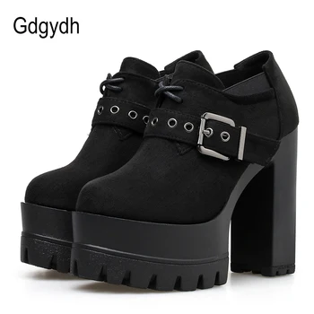 Gdgydh Fashion Rivets Ladies Block Heel Shoes Spring Autumn Platform Shoes Woman Pumps Elastic Band Comfortable Drop Shipping
Gdgydh Fashion Rivets Ladies Block Heel Shoes Spring Autumn Platform Shoes Woman Pumps Elastic Band Comfortable Drop Shipping