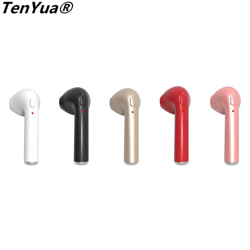 TenYua i7 Wireless Bluetooth Headphones Mini In-Ear Earphone Handsfree Bass Headset with Mic for iphone Huawei Xiaomi Samsung
TenYua i7 Wireless Bluetooth Headphones Mini In-Ear Earphone Handsfree Bass Headset with Mic for iphone Huawei Xiaomi Samsung
