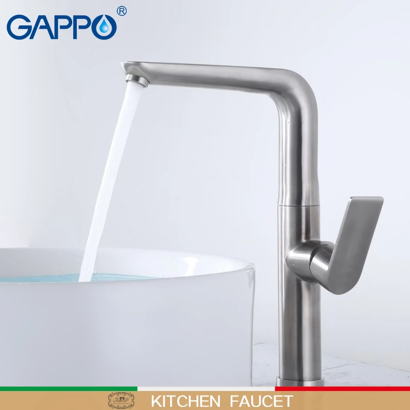 

GAPPO basin faucets Stainless Steel sink faucet Deck Mounted taps basin mixer tap Bathroom Waterfall faucets torneira