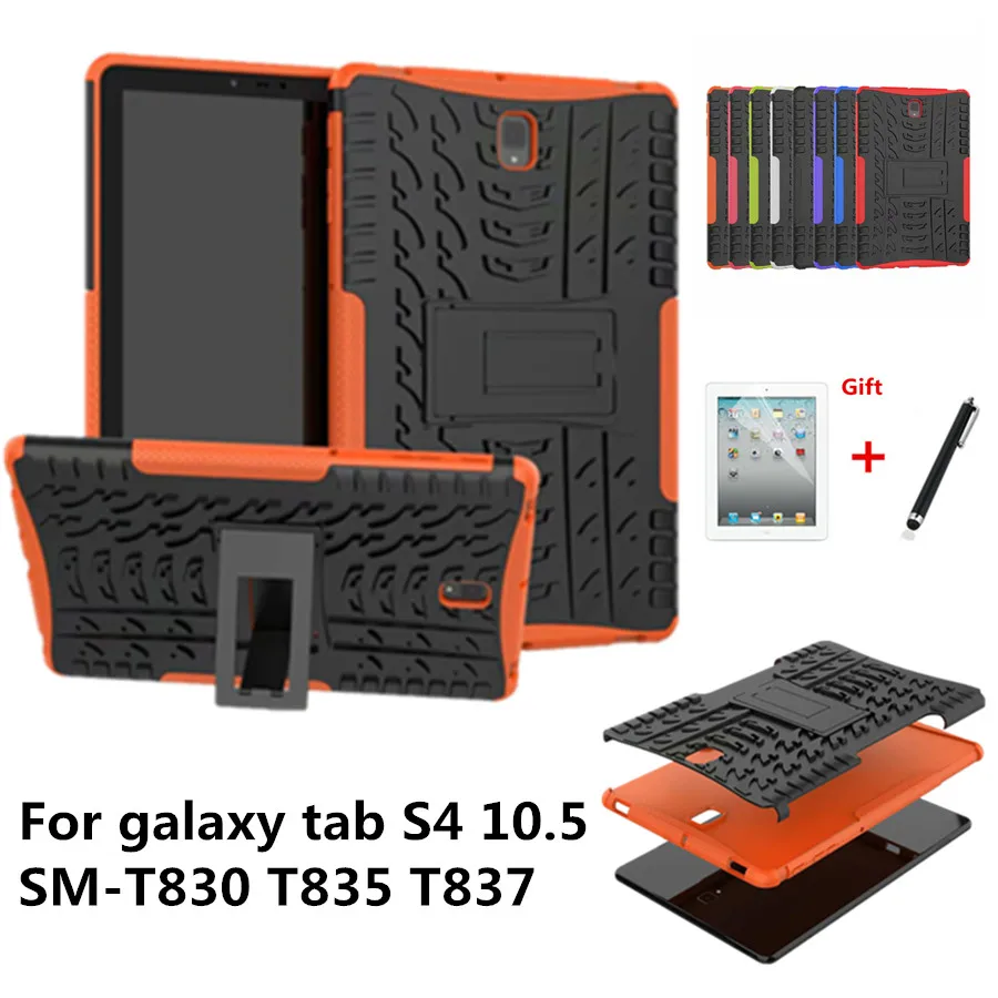 Для Samsung Galaxy Tab S4 10 5 дюймов T830 T835 SM-T837 Чехлы для задней панели армированный