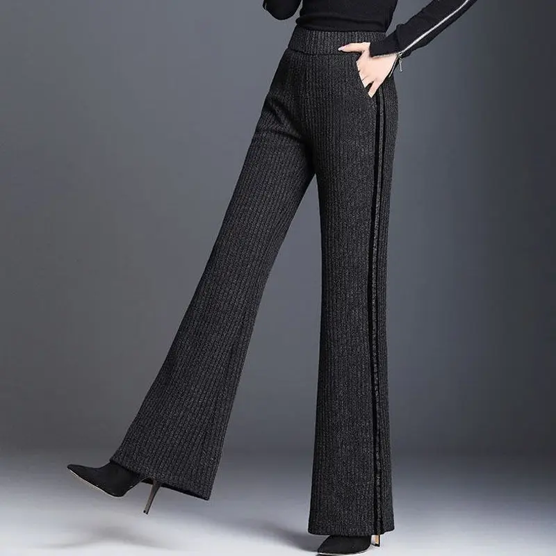 Spring Fall Fashion Casual Womens Female High Waisted Knitted Trousers , Woman 4xl 5xl Wide Leg Patchwork Glitters Fleece Pants
Spring Fall Fashion Casual Womens Female High Waisted Knitted Trousers , Woman 4xl 5xl Wide Leg Patchwork Glitters Fleece Pants