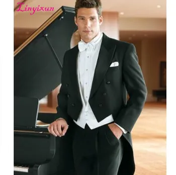 Linyixun New Design Black Tailcoat Groom Tuxedos Groomsmen fashion Men's 2017 Wedding Prom Suits Bridegroom
Linyixun New Design Black Tailcoat Groom Tuxedos Groomsmen fashion Men's 2017 Wedding Prom Suits Bridegroom