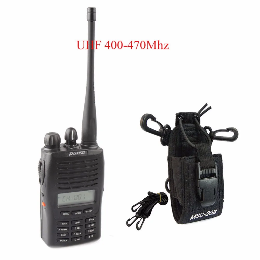 Portable Two Way Radio Puxing PX-777 UHF 400-470Mhz PX777 5W Walkie Talkie + Free 65*45*125mm Nylon Bag
Portable Two Way Radio Puxing PX-777 UHF 400-470Mhz PX777 5W Walkie Talkie + Free 65*45*125mm Nylon Bag