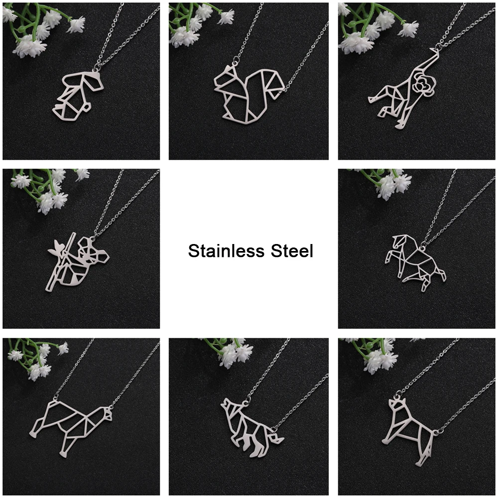 Teamer 26 Styles Deer Fox Koala Bear Dog Cat Rabbit Monkey Cartoon Animal Pendant Necklace Fine Stainless Steel Chain Necklace
Teamer 26 Styles Deer Fox Koala Bear Dog Cat Rabbit Monkey Cartoon Animal Pendant Necklace Fine Stainless Steel Chain Necklace