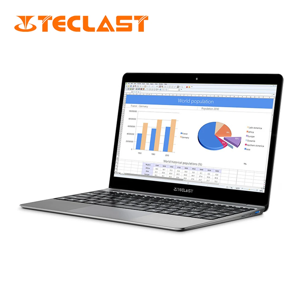 Teclast F7 плюс Тетрадь 14 дюймов 1920X1080 ips экран 8G Оперативная память 128G SSD Встроенная