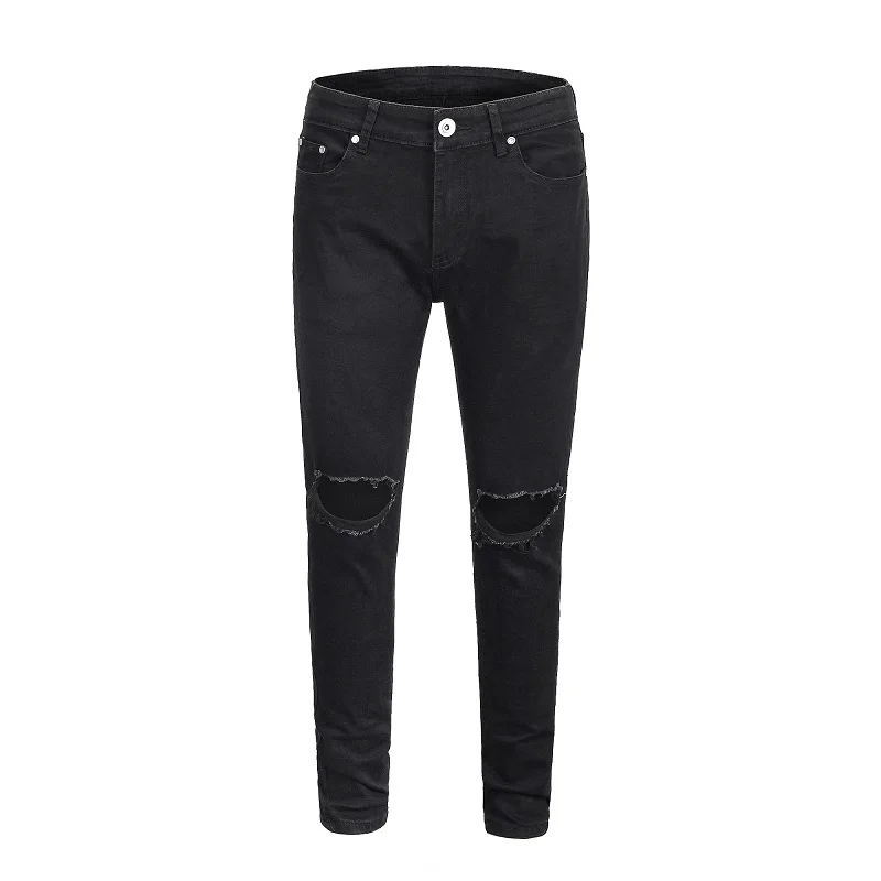 QoolXCWear high quality Slim Jeans 2019 Men Fashion Inked Elastic High Street Hole Jeans blue/black/gray Jeans Pants trousers
QoolXCWear high quality Slim Jeans 2019 Men Fashion Inked Elastic High Street Hole Jeans blue/black/gray Jeans Pants trousers