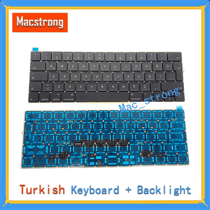 Brand New Original 12" 13" 15" Retina Keyboard For Macbook Pro A1706 A1707 A1534 Turkish Keyboard With Backlight 2016 2017
Brand New Original 12" 13" 15" Retina Keyboard For Macbook Pro A1706 A1707 A1534 Turkish Keyboard With Backlight 2016 2017