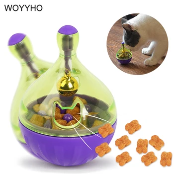 Funny Tumbler Cat Toys Leakage Ball Feeder Anti-depression Pet IQ Training Food Dispenser Interactive Toy For Kitten Cats
Funny Tumbler Cat Toys Leakage Ball Feeder Anti-depression Pet IQ Training Food Dispenser Interactive Toy For Kitten Cats