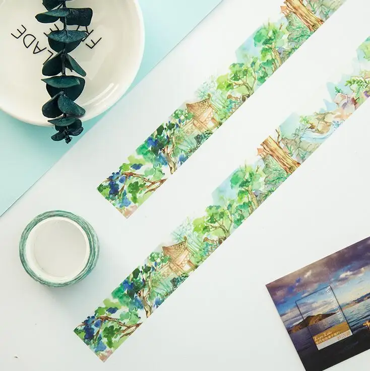 2.5 CM Wide Between Mountains And Rivers Washi Tape Adhesive Tape DIY Scrapbooking Sticker Label Masking Tape
2.5 CM Wide Between Mountains And Rivers Washi Tape Adhesive Tape DIY Scrapbooking Sticker Label Masking Tape