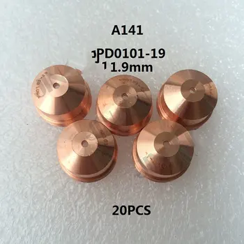 A141 A101 Nozzle PD0101-19 1.9mm 20pcs Non-original Trafimet Air Plasma Cutting Torch Cutter Consumables
A141 A101 Nozzle PD0101-19 1.9mm 20pcs Non-original Trafimet Air Plasma Cutting Torch Cutter Consumables