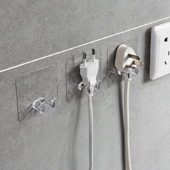 5pcs Transparent Wire Plug Storage Rack Home Office Wall Shelf Storage Kitchenware Hook Bathroom Accessories
5pcs Transparent Wire Plug Storage Rack Home Office Wall Shelf Storage Kitchenware Hook Bathroom Accessories
