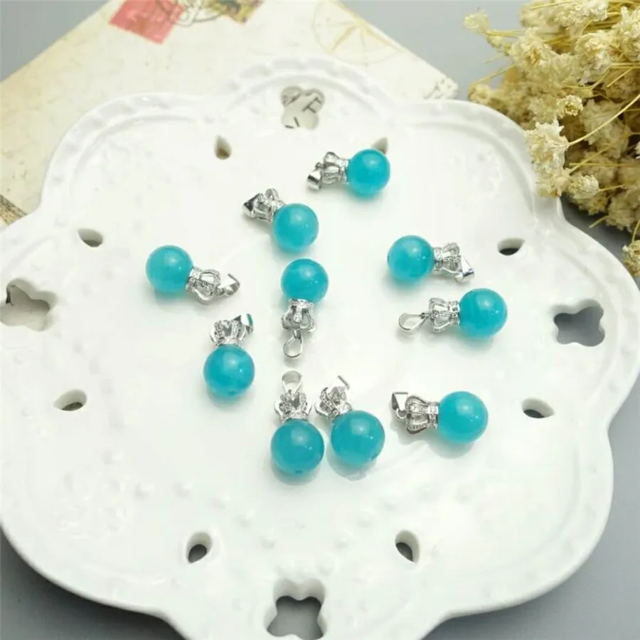 Genuine Madagascar Amazonite Pendant Bead Crown Women Necklace Charms Ball Shaped Natural Stone Pendant 12mm Drop Shipping
Genuine Madagascar Amazonite Pendant Bead Crown Women Necklace Charms Ball Shaped Natural Stone Pendant 12mm Drop Shipping