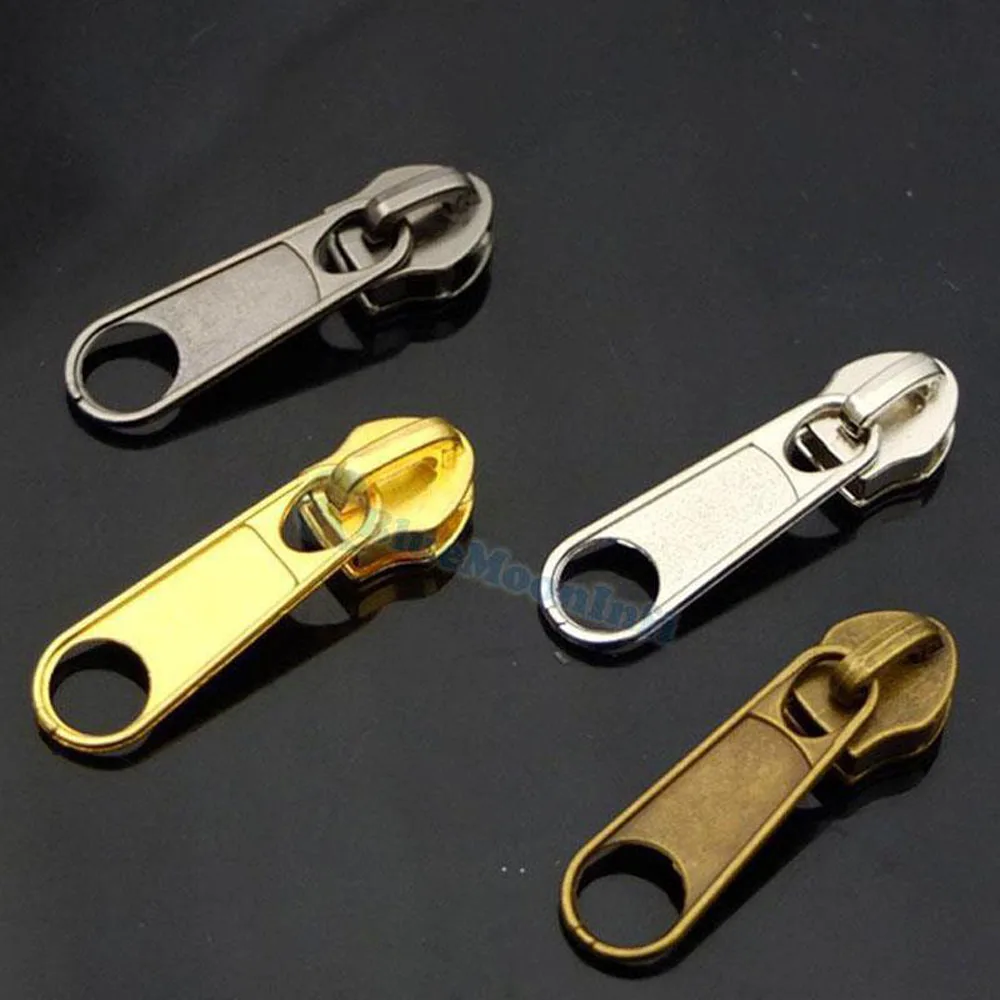 50 100 Pcs #3 #5 Metal Slider Pull Zipper Slider Molded for Repair Replace Kit Stop F195 Free Shipping 4 Color for Choice
50 100 Pcs #3 #5 Metal Slider Pull Zipper Slider Molded for Repair Replace Kit Stop F195 Free Shipping 4 Color for Choice