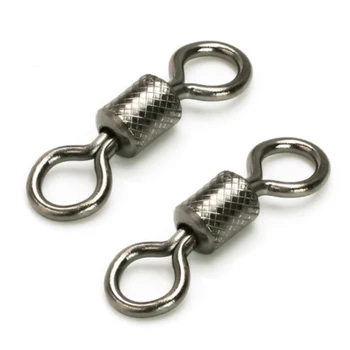 200pcs/lot Fishing Swivels Knurling Connector size1-8 Ball Bearing Swivel Safety Snap Solid Rolling Rings Fishhooks Accessories
200pcs/lot Fishing Swivels Knurling Connector size1-8 Ball Bearing Swivel Safety Snap Solid Rolling Rings Fishhooks Accessories
