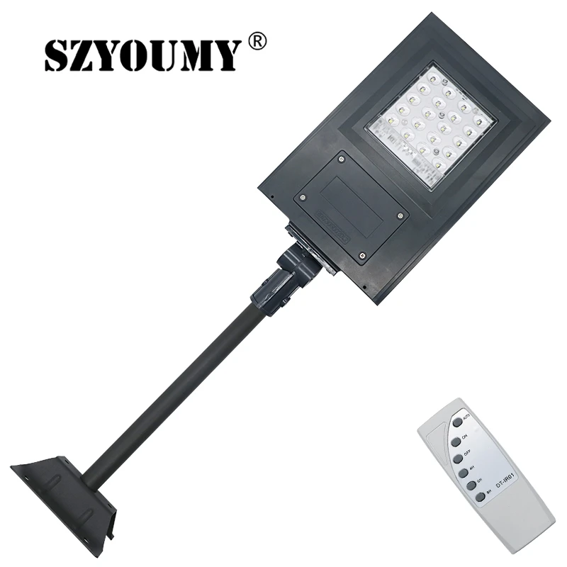 SZYOUMY 20W LED Solar Street Light Walkway Light with Remote Controller With Bracket Outdoor Lighting Garden Security Lamp IP65
SZYOUMY 20W LED Solar Street Light Walkway Light with Remote Controller With Bracket Outdoor Lighting Garden Security Lamp IP65
