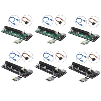 PCI-E PCI Express 1x to 16x Extender Riser Board Card USB 3.0 Adapter with SATA Power Cable USB Cable For Bitcoin Miner
PCI-E PCI Express 1x to 16x Extender Riser Board Card USB 3.0 Adapter with SATA Power Cable USB Cable For Bitcoin Miner