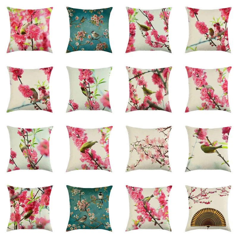 2019 Chinese style flower and bird figure cotton linen pillow cover home bedding pillowcase office car seat lumbar cushion cover
2019 Chinese style flower and bird figure cotton linen pillow cover home bedding pillowcase office car seat lumbar cushion cover
