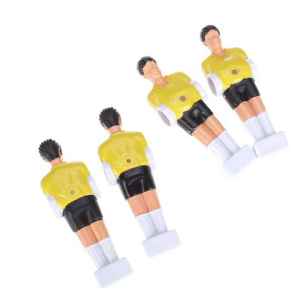 11PCS Yellow/White Foosball Soccer Table REPLACEMENT PARTS MAN Players Set Soccer Men Replacement