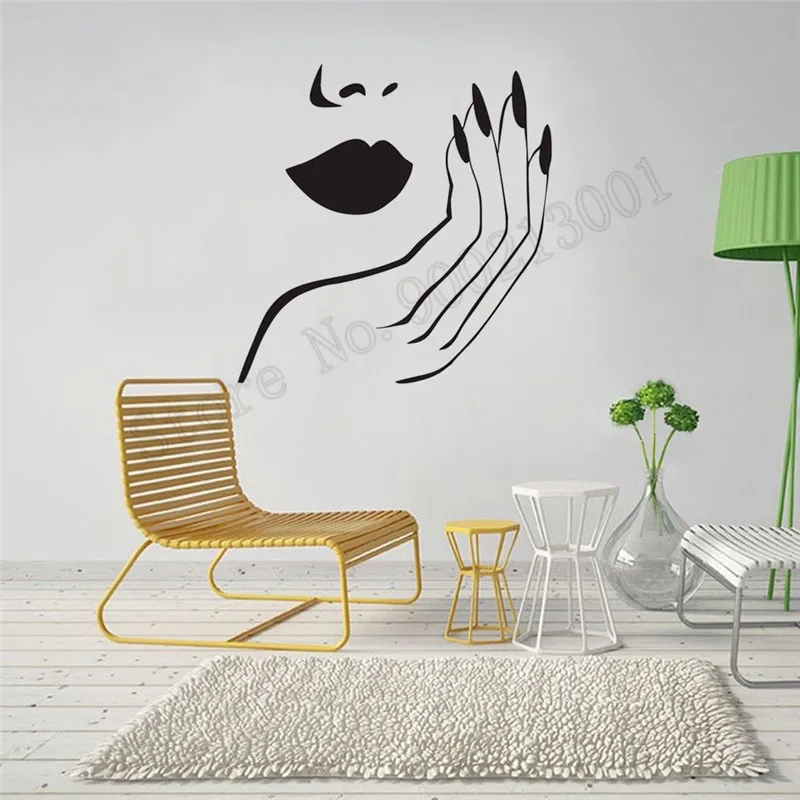 Nails Wall Decoration Beautiful Salon Women Girls Room Sticker Art Vinyl Removeable Home Decor Fashion Decal Ornament LY756
Nails Wall Decoration Beautiful Salon Women Girls Room Sticker Art Vinyl Removeable Home Decor Fashion Decal Ornament LY756