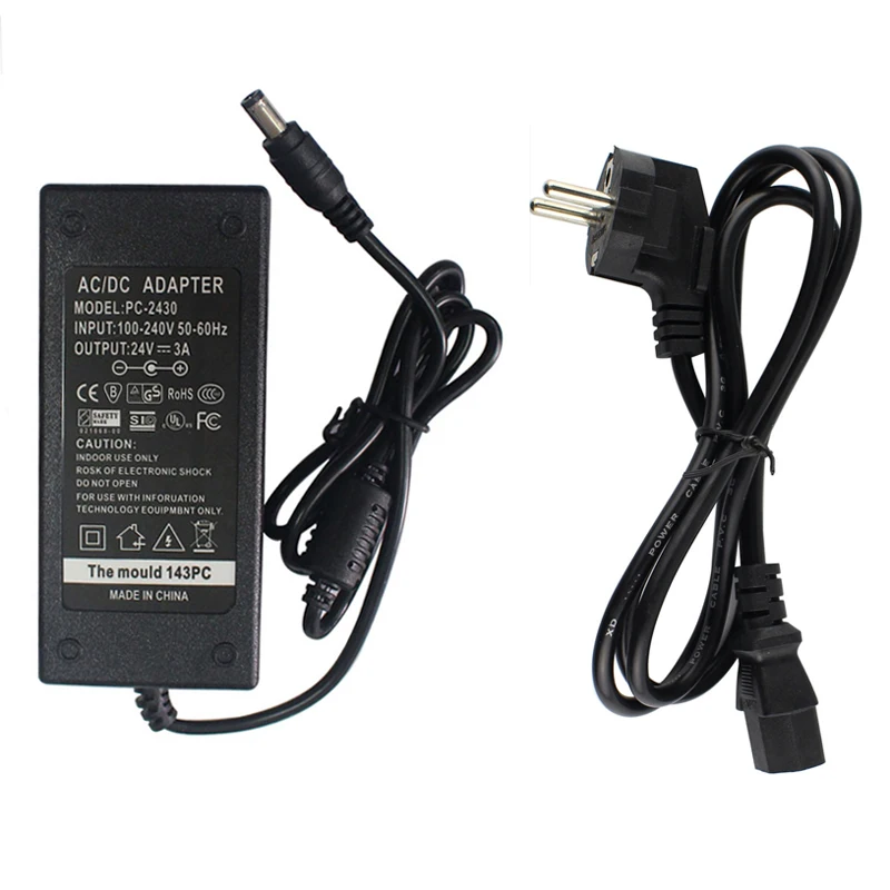 AC/DC Adapter for Dymo 310 315 320 330 400 450 450 LabelWriter Turbo Printer 24V,2A-3A,US plug OR European plug
AC/DC Adapter for Dymo 310 315 320 330 400 450 450 LabelWriter Turbo Printer 24V,2A-3A,US plug OR European plug