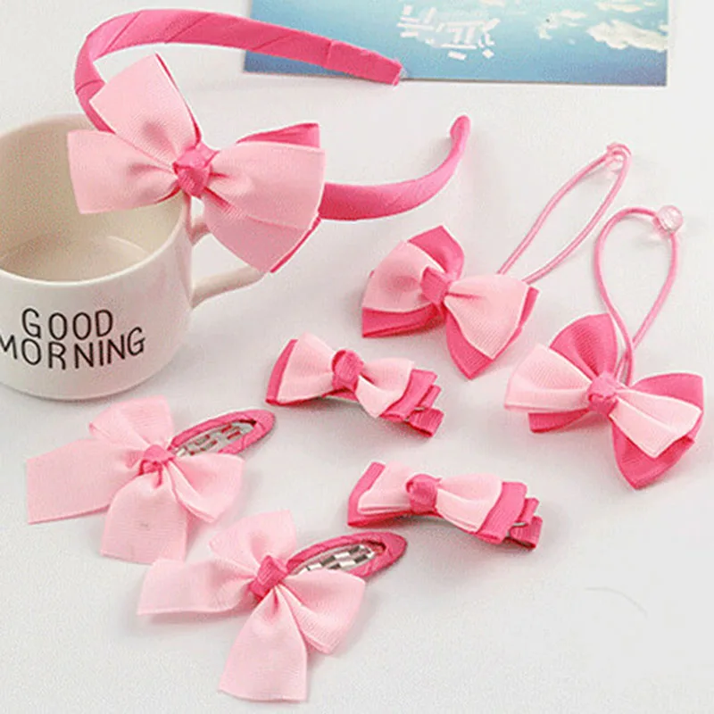 7pcs/Set Cute Headwear Set Children Accessories Printing Dot Bow Headband Hair clip Gum for Hair Hairband for Girls Headdress
7pcs/Set Cute Headwear Set Children Accessories Printing Dot Bow Headband Hair clip Gum for Hair Hairband for Girls Headdress