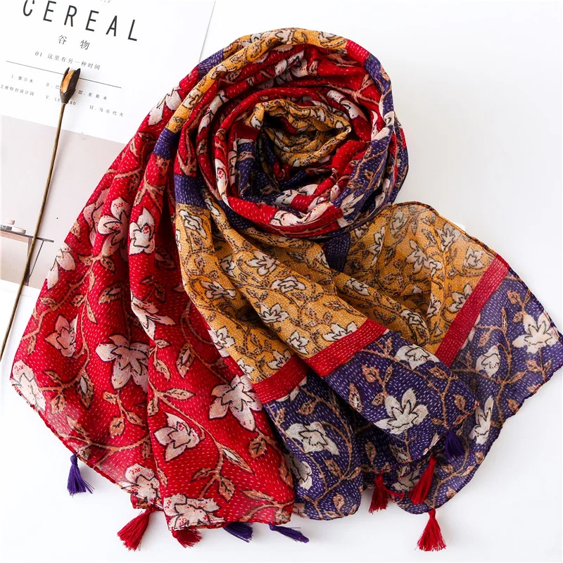 Ladies Fashion Ombre Floral Viscose Scarf Print Soft Shawls and Wraps Pashmina Stole Bufandas Mujer Muslim Hijab Sjaal 180*100Cm
Ladies Fashion Ombre Floral Viscose Scarf Print Soft Shawls and Wraps Pashmina Stole Bufandas Mujer Muslim Hijab Sjaal 180*100Cm