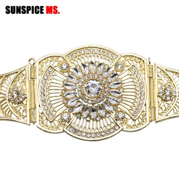 SUNSPICE-MS Fashion Round Crystal Women Waist Chain Wedding Belts For Women Adjust Length Bridal Body Jewelry Gifts 3 Color 2019
SUNSPICE-MS Fashion Round Crystal Women Waist Chain Wedding Belts For Women Adjust Length Bridal Body Jewelry Gifts 3 Color 2019